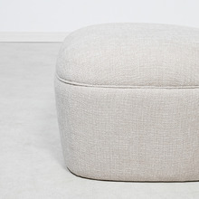Karin Chenille Ottoman